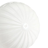 Festive Fluted Ornament White